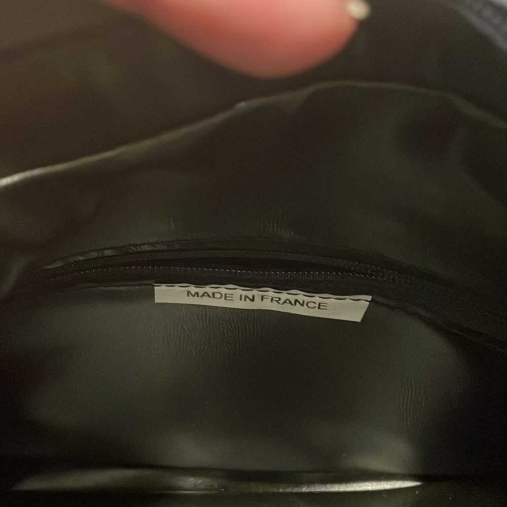 Nwot Gray Purse made in Paris - Picture 3 of 5